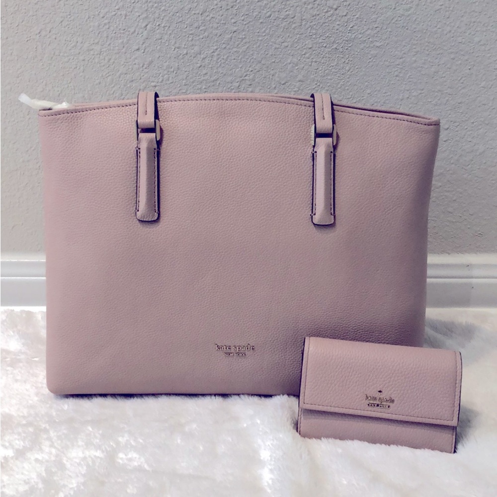 Kate Spade Abbott Large w/ matching wallet